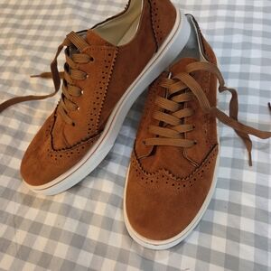 Men's Brown Suede Casual Shoes